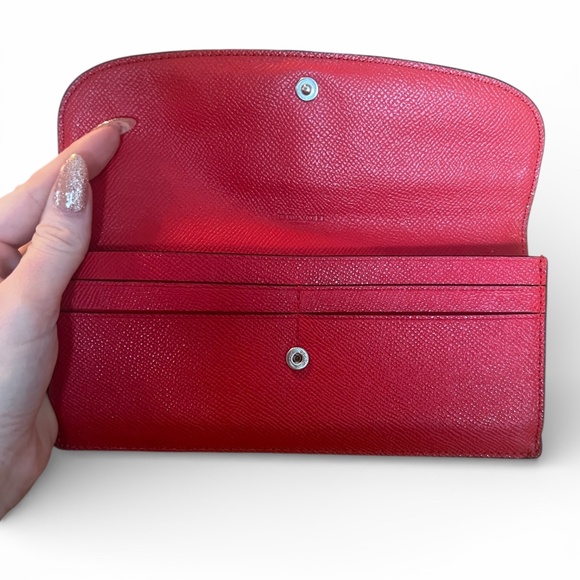 Coach Slim Envelope Wallet | Snap Flap - Picture 2 of 3